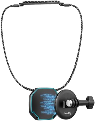 SMALLRIG Quick-Release Action Camera Magnetic Neck Mount with Chest Strap by SmallRig