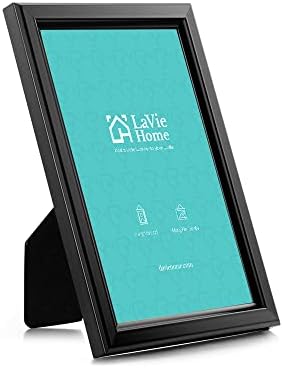 LaVie Home 4x6 Picture Frames (12 Pack, Black) Simple Designed Photo Frame with High Definition Glass for Wall Mount & Table Top Display, Set of 12 Classic Collection - Image 2