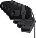 Logitech Brio 101 Full HD 1080p Webcam for Meetings,Streaming,Desktop,Laptop,PC - Built-in Mic,Shutter,Works with Zoom,Microsoft Teams,Nintendo Switch 2’s New GameChat Mode,USB-A,-Black,(Pack of 4) by Unknown
