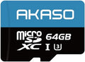 AKASO 64GB microSDXC U3 MicroSD Card- Up to 100MB/s by AKASO