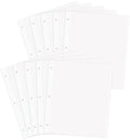 Zesthouse Photo Album Refill Pages for 3 Ring (10 Pack), 18 in Photo Albums Self Adhesive Pages Holds 12x12 8x10 5x7 4x6 2x3 Photos or Recipe Cards by Zesthouse