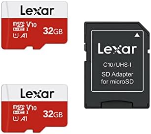Lexar E-Series 32GB Micro SD Card 2 PK microSDHC UHS-I Flash Memory Card by Lexar