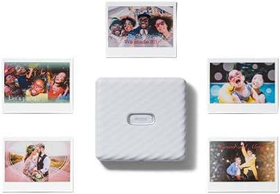 Fujifilm Instax Link Wide Smartphone Photo Printer, Edit, Customize, and Print from The App, Polaroid Printer, Bluetooth 4.2, Wireless QR Print Mode, Portable Printer - Ash White (Renewed) - Image 3