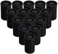 80pcs Plastic Empty Film Canister Camera Reel Storage Case for 35mm Accessories Art for Film,Keys,Art Beads Storage(Black) by Unknown