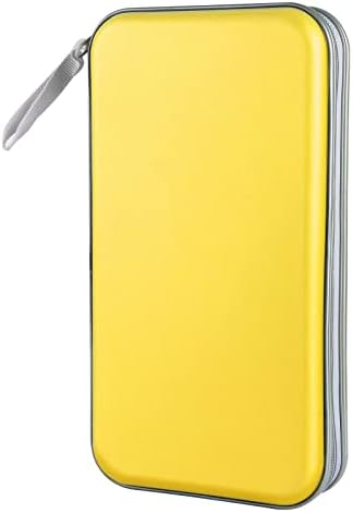 Siveit CD DVD Cases 96 Capacity Disc Storage Binder for Car(Yellow) by Siveit