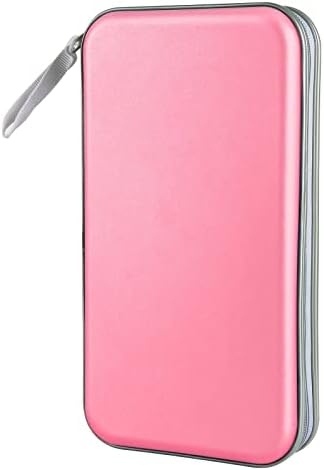 Siveit CD DVD Cases 96 Capacity Disc Storage Binder for Car(Light Pink) by Siveit