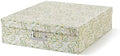 Soul & Lane - Photo Memory Storage Box, 14.8x13x3.7 In, Citrus Garden by SoulLane