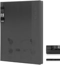 Kokuyo 20-Pocket Binder with Plastic Sleeves 8.5"x11" (Black), A4 and US Letter Expandable Art Portfolio Folder with Clear Sheet Protectors. 40 Pages of Presentation Display Book. (RA-NV20D) by KokuyoUS