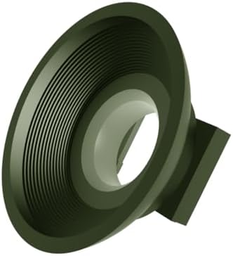 Foto&Tech EF Silicone Viewfinder Eyecup Flip-Back Design with Anti-Reflective Grooves Soft Silicone Eyepiece for EOS T7i T6i T5i SL1 6DII 90D 80D 70D 60D 5DII (Olive Green) by FOTO%26TECH