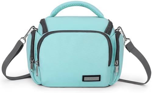 G-raphy Camera Bag Case Compact Lightweight Shoulder Crossbody Sling Photography Bags for Nikon Canon Sony DSLR SLR Mirrorless with Removal Straps Mint by G-raphy