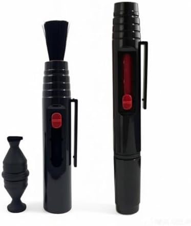 2pcs Lens Cleaning Pen with Carbon Cleaning Head and Brush for DSLR Digital Camera and Drone, Telescope, Magnifying Glass, Mobile Phone Screen, etc. by SANHOOII