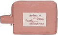 Monolike Archive 247 Handy Pouch, Pink - Small Nylon Pouch, Portable Cosmetic & Toiletry Case, Tech Cable Organizer, Daily Storage Bag by Onlythingsilike