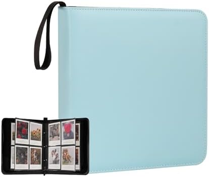 Large Polaroid Photo Album Binder, 240 Pockets. Sky Blue by GoldbarleyDesign