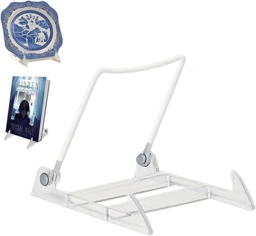 KINGDOM SOLUTIONS - 3.5" White Acrylic Display Stand Made in USA - 36 Pack by KINGDOMSOLUTIONS