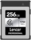 Lexar 256GB CFexpress Type B Silver 2.0 Card, 1750/1300 MB/s, 8K Video by Lexar