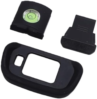 Camera Eyecup Hot Shoe Cap Level Kit for R7, Silicone Eyecup with Stray Light Guard, Hot Shoe Cover Anti Dust, Bubble Spirit Level for Landscape Photography, Portable Camera - Image 5