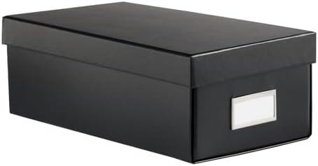 Oxford Keepsake Box, Protective Storage Box, Home and Office Organizer, Photo Storage Box, Souvenir Organizer, Small, 6" x 12" x 4 1/4" (41789) by Oxford