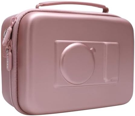 Camera Case Compatible with Sony Alpha ZV-E10 / ZV-1F / ZV-1 / ZV-1 II Vlog Camera with Shoulder Strap by LTGEM, Fits Vlogger Accessory Kit Tripod and Microphone, Rose Gold - Image 5