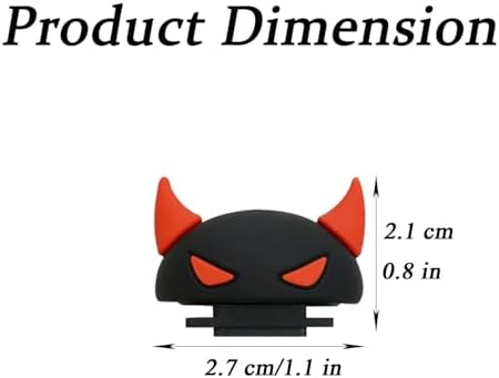 2 Pcs Camera Hot Shoe Boot Cover Cap Protector for Sony Canon Nikon Fuji (Devil) - Image 2