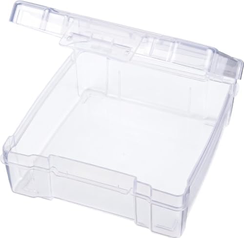 ArtBin 6953AB ClearView 6" x 6" Box Art & Craft Organizer, [1] Plastic Storage Case, Clear by ArtBin