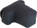 OP/TECH USA Soft Pouch – Compact digital camera case, lightweight accessories pouch, sleek neoprene sleeve for DSLR, perfect for backpacks & travel – durable protection in style | D-SLR| Black by OPTECHusa