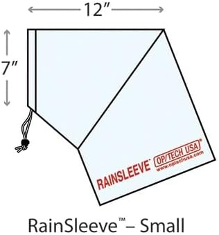 OP/TECH USA Rainsleeve Camera Cover - Clear Rain & Dust Sleeve for Shooting Photos & Video, with Viewfinder Access - Camera Rain Cover, Small, 2 Pack - Image 4