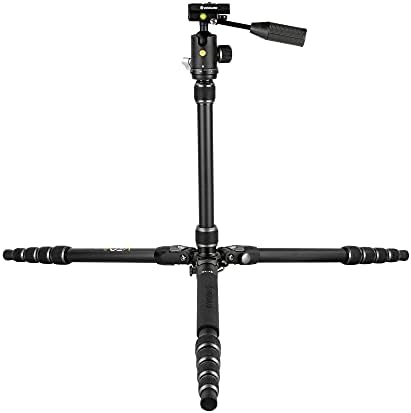 Vanguard VEO3T265HABP Aluminum Travel Tripod with Ball Head, Removeable Pan Handle, and Quick Shoe with Built-in Smartphone Holder - Image 5