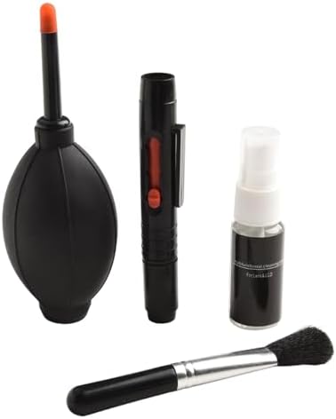 6 in 1 Camera Cleaning Kit, 6 in 1 Dust Swiping Air Blower Brush Pen Cloth Cleaning kit, Lens Cleaning Tool with Portable Storage Bag for Digital Video Camera Computer Phone Screen Lens - Image 3