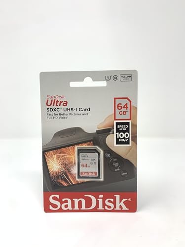 SanDisk 64GB Ultra SDXC UHS-I Memory Card - 100MB/s, C10, U1, Full HD, SD Card - SDSDUNR-064G-GN6IN - Image 3