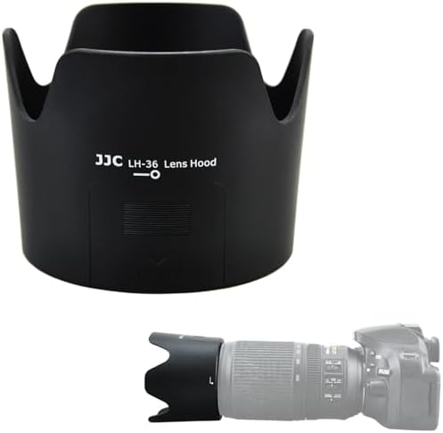 JJC HB-36 Lens Hood Reversible Lens Shade Cover for NIKKOR Nikon AF-S VR Zoom-Nikkor 70-300mm f/4.5-5.6G IF-ED, Replace Nikon HB-36 Lens Hood,Provide Lens with Extra Protector by JJC