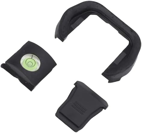 Jiawu Camera Eyecup Hot Shoe Cap Level Kit for R5 R6 Cameras Soft Silicone Eye Cup Dust Proof Hot Shoe Cover Bubble Spirit Level Fit for Photography Enthusiasts and Professional Users - Image 7