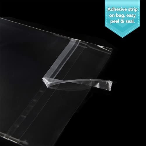 Golden State Art 12x12 Inch Crystal Sealed Clear Plastic Sleeves,100 Pack - Image 5