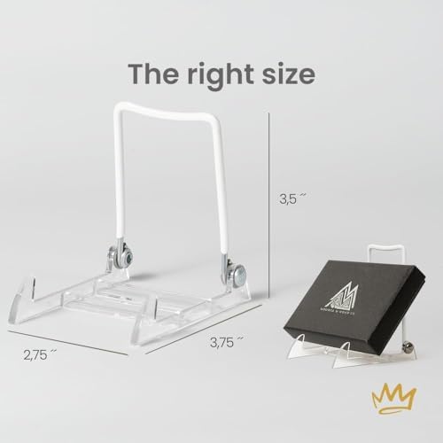 KINGDOM SOLUTIONS - 3.5" White Acrylic Display Stand Made in USA - 48 Pack - Image 2