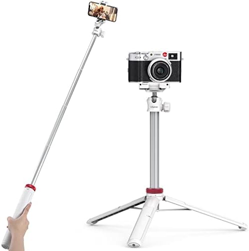 ULANZI MT-44 Extendable Phone Tripod, 59" Portable Selfie Stick Vlog White by ulanzi