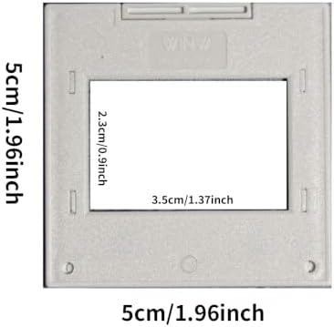 35mm Plastic Slide Mounts, 100-Pack – Includes Protective Storage Box for Film & Photo Archiving - Image 2