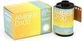 RETO Amber D100 35mm Color Negative Cine Film, 27 Exposures, ISO100, 135, Cinematic, Motion Picture Style, C41 Process by RETO