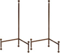 Red Co. Decorative Tripod Plate Stand and Art Holder Easel in Bronze Finish - 14" h (Pack of 2) by RedCo