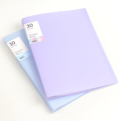 Tamaki Binder with Plastic Sleeves for A4 Size, 30 Pocket, 1 Pack, Purple - Image 5