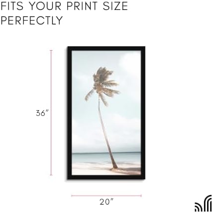 Americanflat 20x36 Poster Frame - Engineered Wood - Black - Image 2