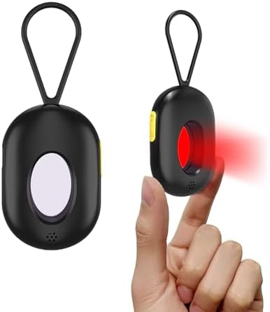 Hidden Camera Detector,Anti-Spy Camera Detector & Hidden Insect Detector,Vibration Alarm and LED Flashlight Rechargeable,4 Modes for Hotel, Travel Home & Office (Black) by Unknown