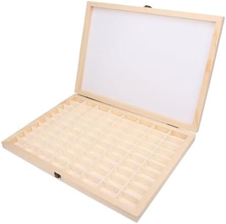Solid Wood 35mm Film Display Box | 80-Slot Storage Cabinet for 135 Films, Photographer Home Decor - Image 2