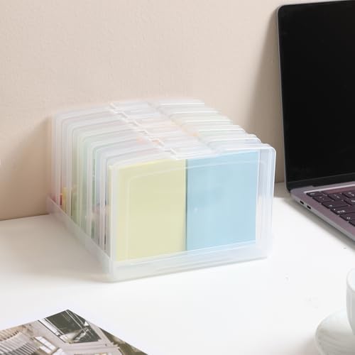 novelinks 6 Pcs 4"x6" Plastic Photo Storage Boxes with Tray (Clear 1Pack) - Image 6