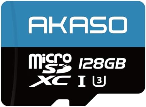 AKASO 128GB microSDXC U3 MicroSD Card- Up to 100MB/s by AKASO