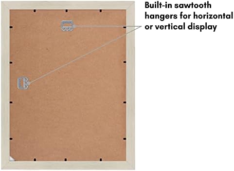 Americanflat 11x14 Picture Frame 2-Pack - Matted to 8x10 - Light Wood - Image 5