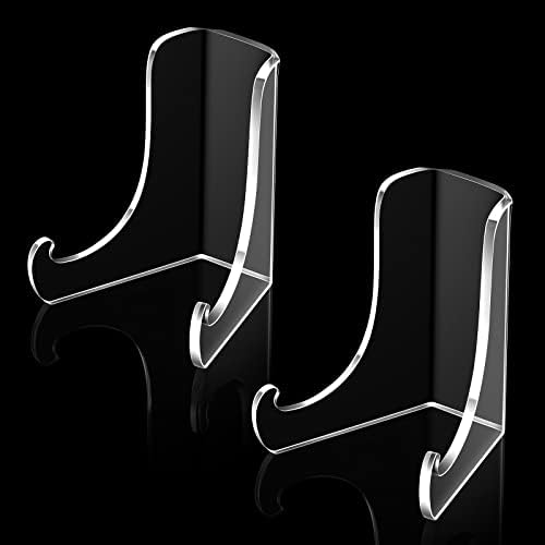 Chunful Acrylic Plate Stand Display Easel Holder,3 × 2.6 × 2.2 Inch by Chunful