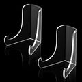 Chunful Acrylic Plate Stand Display Easel Holder,3 × 2.6 × 2.2 Inch by Chunful