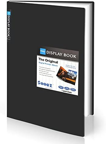 Sooez Art Portfolios 11x17, Portfolio Folder with 30 Pockets & Black Inner by Sooez