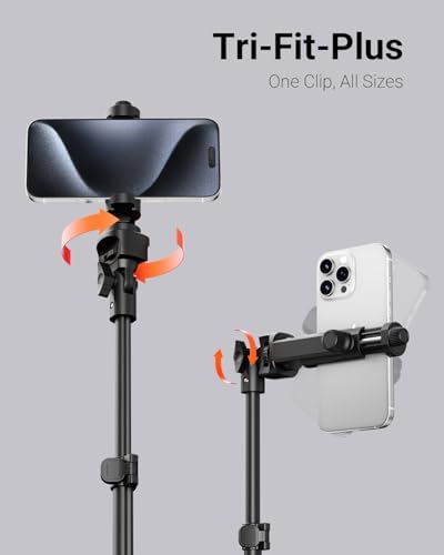 VIMOSE 66" Phone Tripod, Tripod for iPhone with Remote & Phone Stand - Image 6
