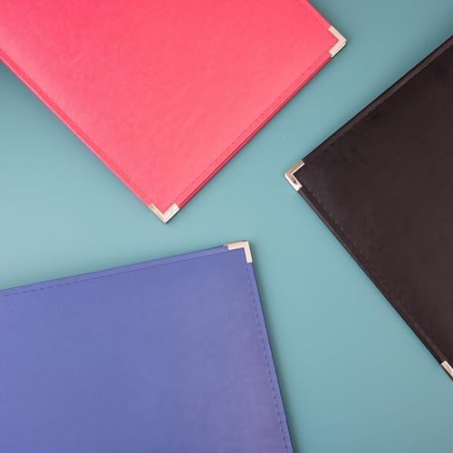 We R Memory Keepers 12x12 Photo Album - Faux Leather with 5 Page Protectors and Spine Label - Snag-Free D-Ring Scrapbooking Memory Album, Acid-Free, Strawberry - Image 6