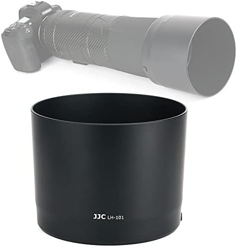 JJC LH-101 Black Dedicated Bayonet Mount Lens Hood Shade, Compatible with Canon RF 800mm f/11 is STM Lense, Reversible Non-Glare Matte Finish, Replacement of ET-101 Lens Hood by JJC